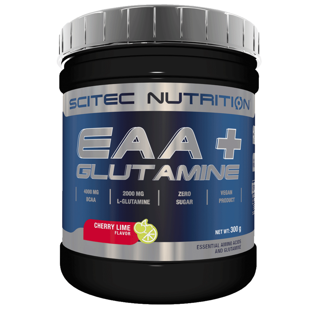 Scitec Nutrition EAA+ Glutamine 300g - višeň, limetka