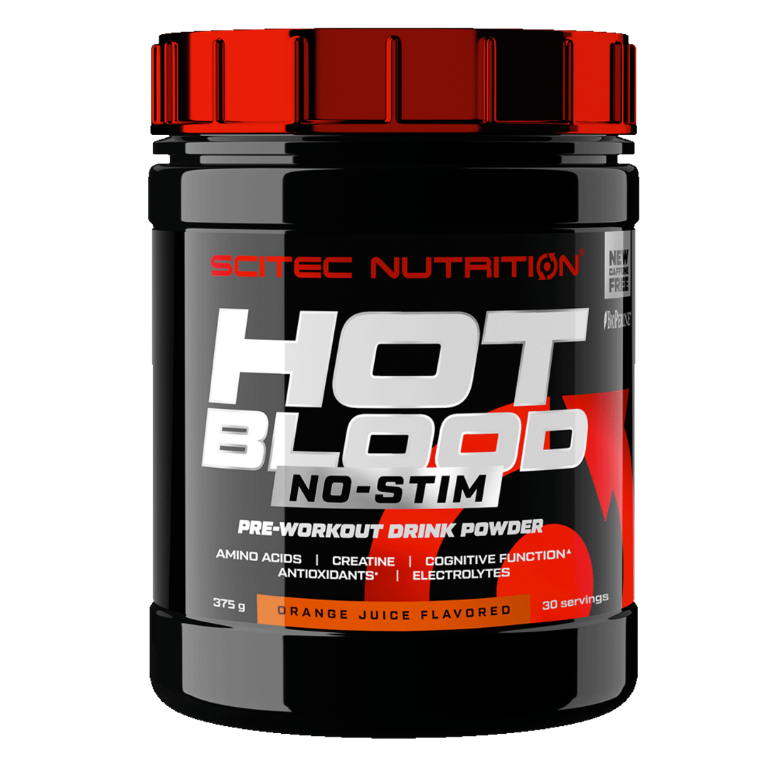 Scitec Nutrition Hot Blood No-Stim 375g - pomeranč
