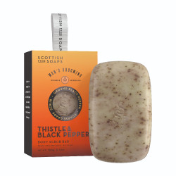 Scottish Fine Soaps Thistle & Black Pepper Exfoliační mýdlo 150 g