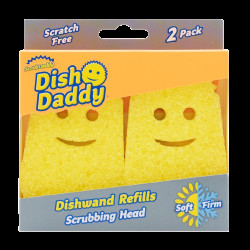 SCRUB DADDY Dish Daddy - Náhradní houbičky, Yellow 2 ks