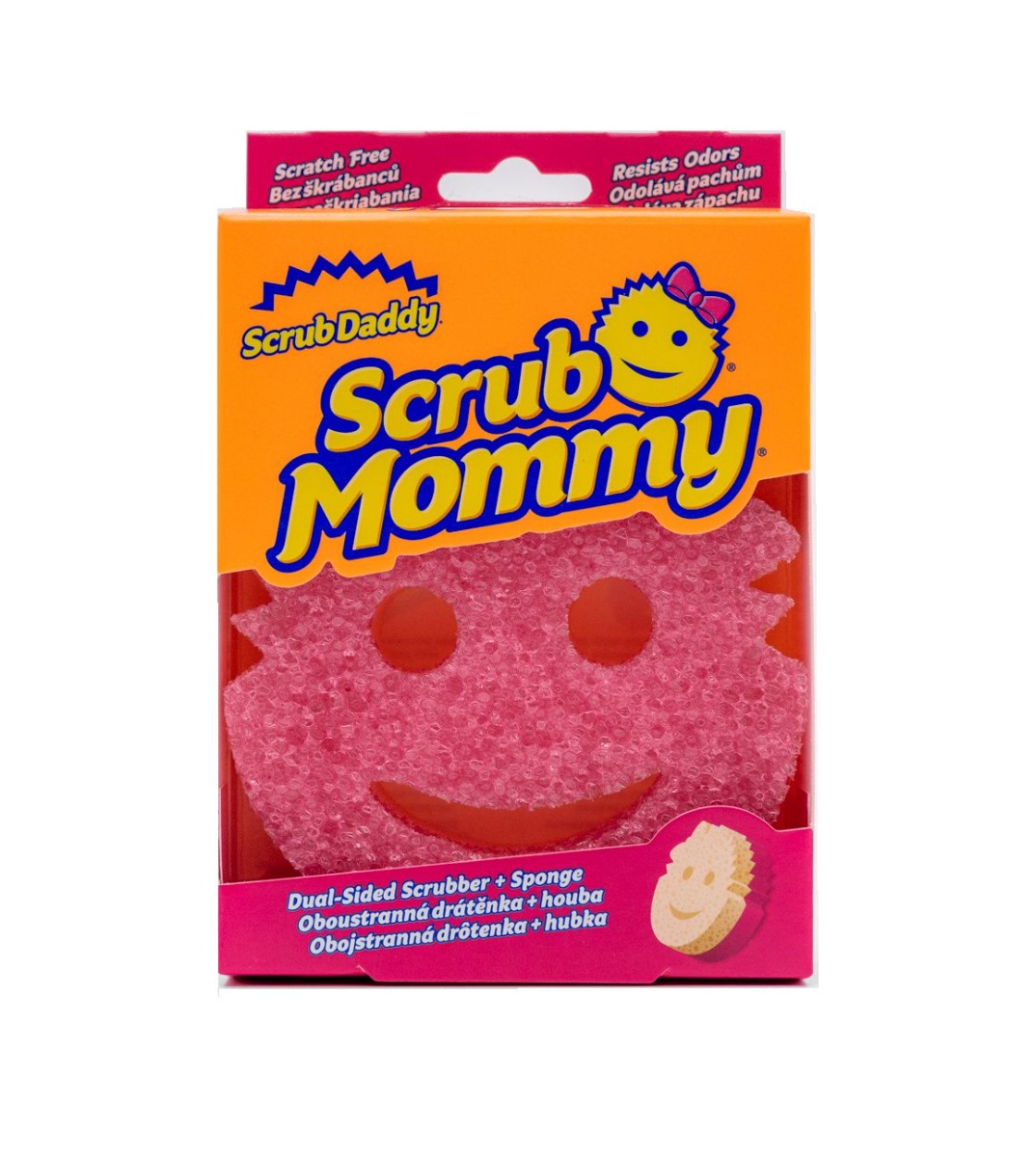 Scrub Daddy Houbička Scrub Mommy 1 ks růžová