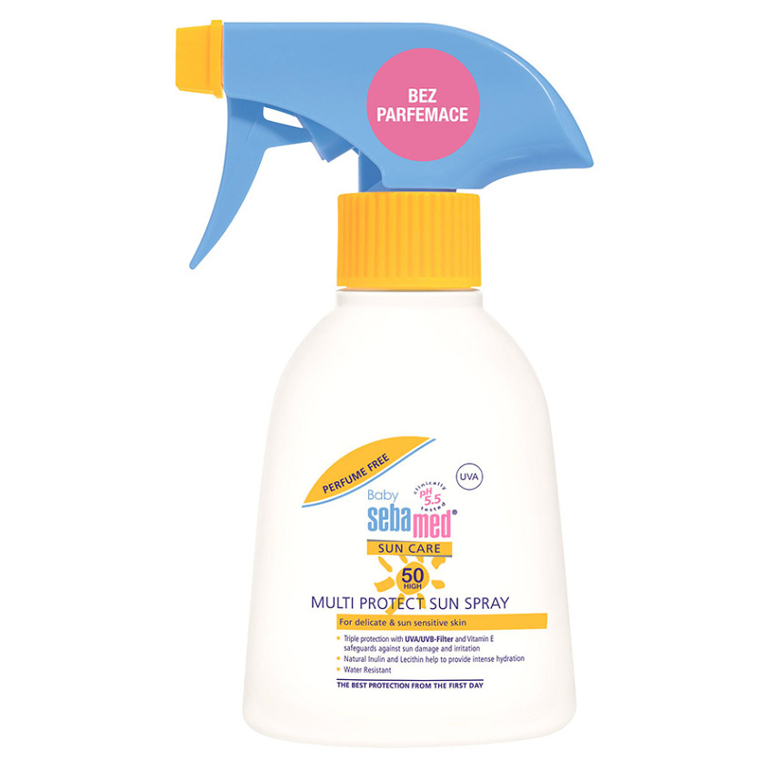 SEBAMED Baby Opalovací spray OF50 bez parfému 200 ml