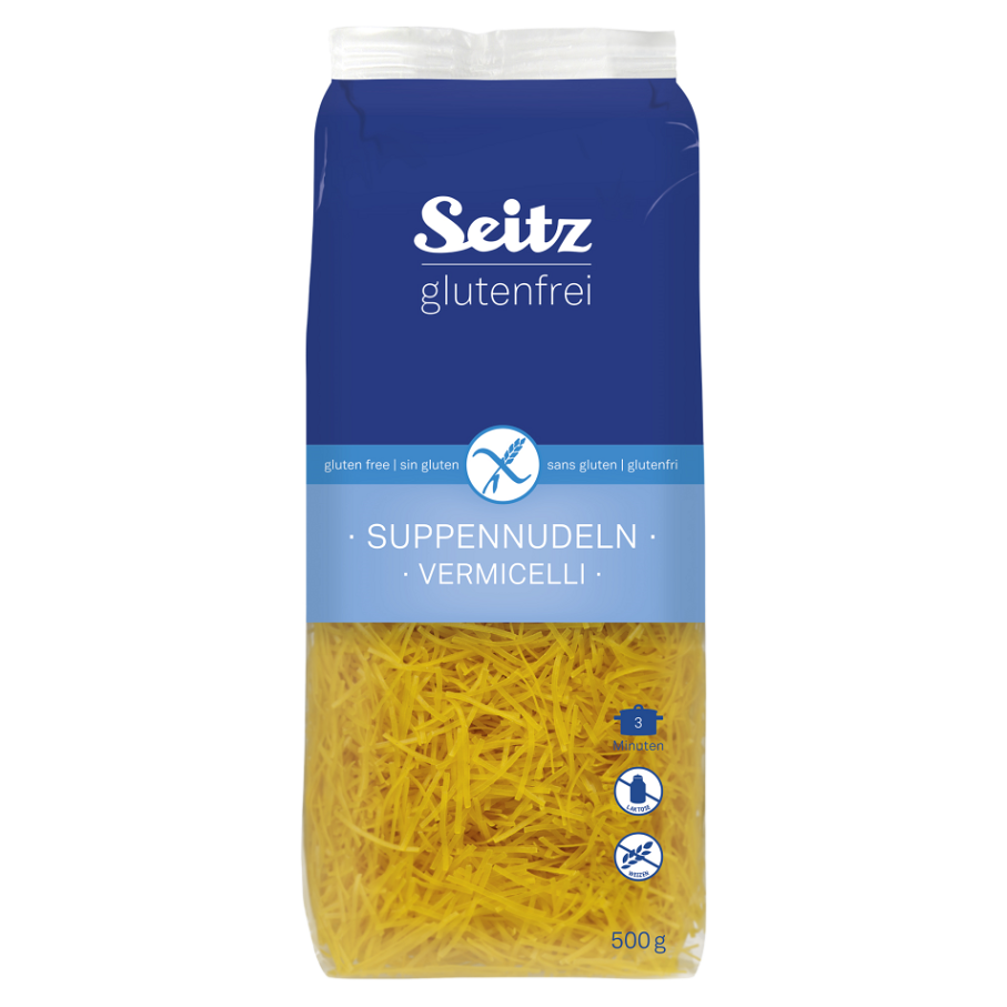 SEITZ Těstoviny Vermicelli polévkové nudle bez lepku 500 g