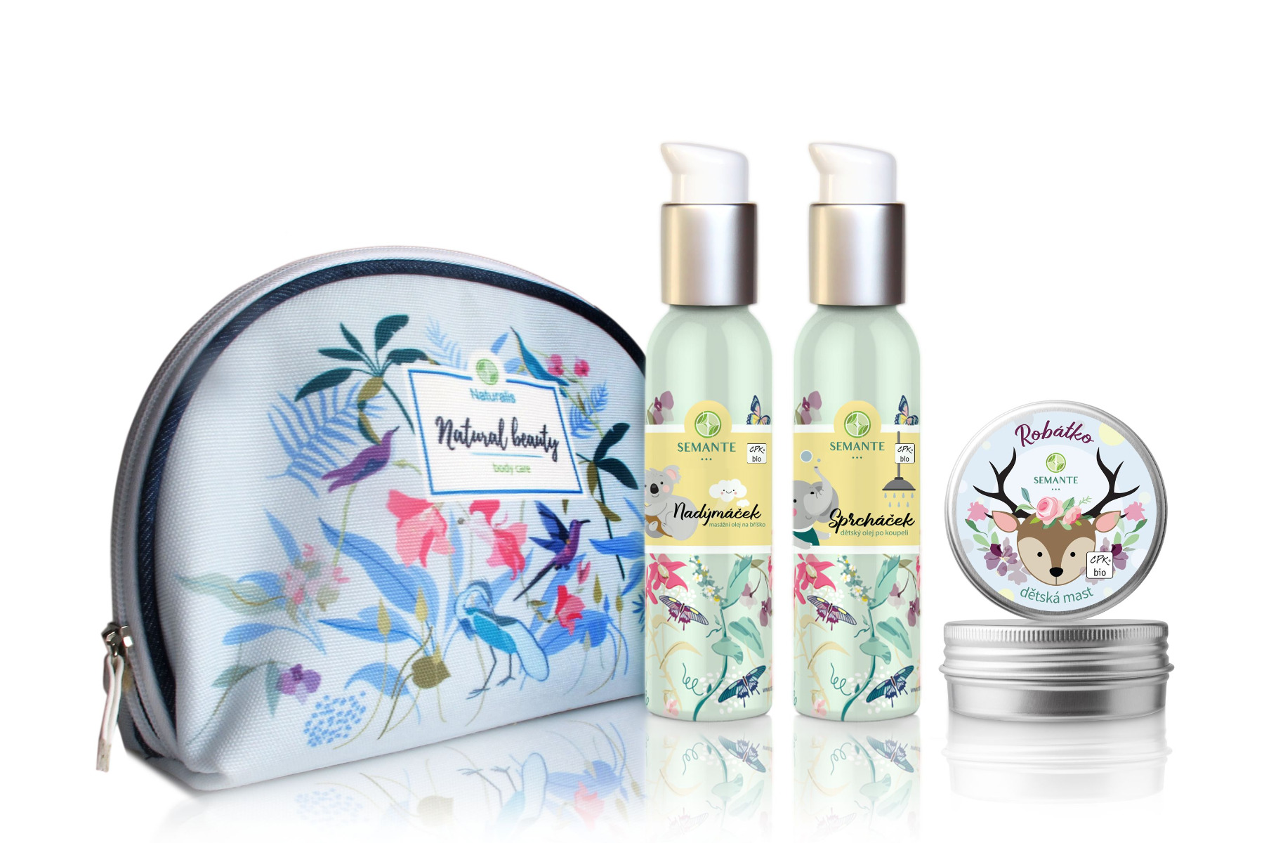 Semante Vítej mezi námi BIO sada přírodní kosmetiky pro děti i maminky