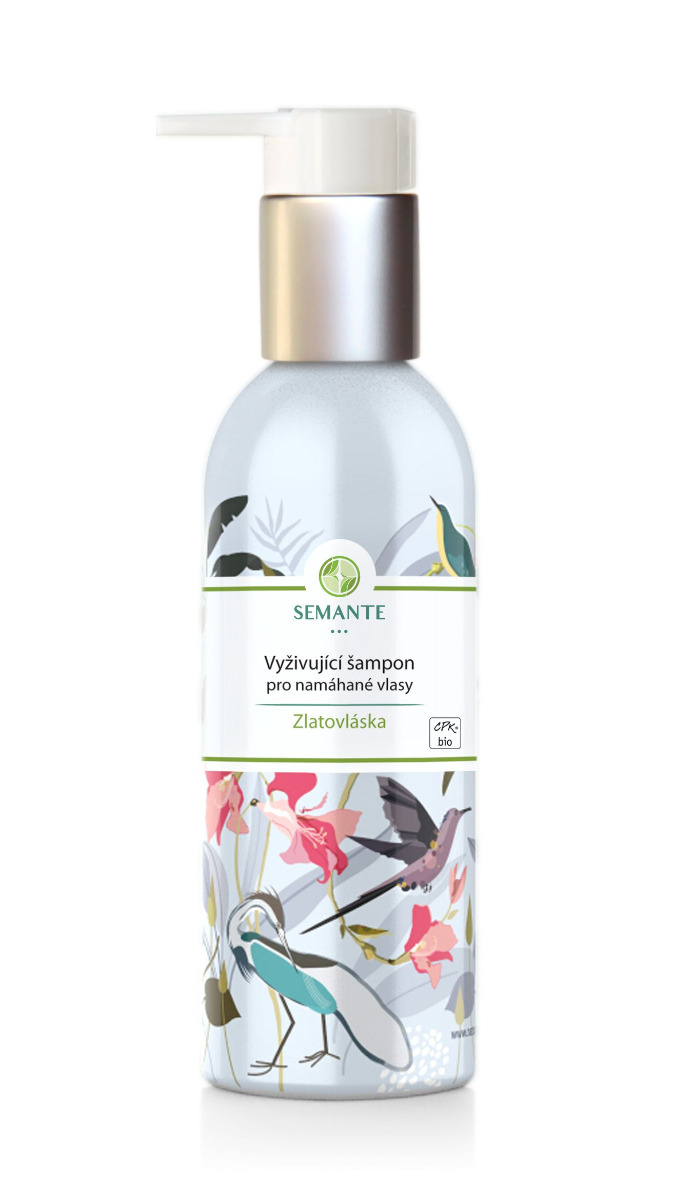 Semante Vyživující šampon pro namáhané vlasy Zlatovláska BIO 200 ml