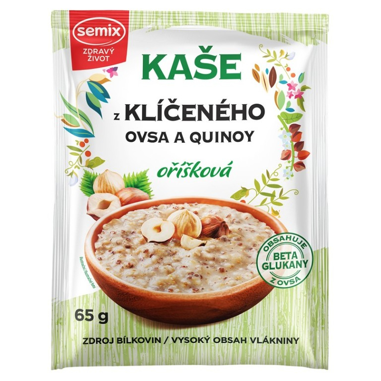 SEMIX Kaše z klíčeného ovsa a quinoy oříšková 65 g