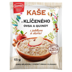 SEMIX Kaše z klíčeného ovsa a quinoy s jablkem a skořicí 65 g