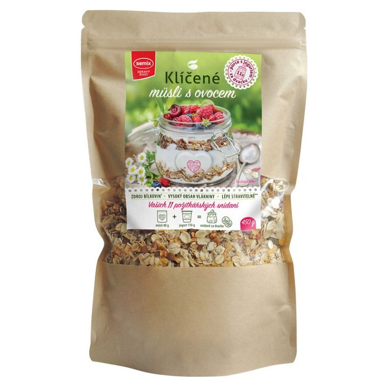 SEMIX Klíčené müsli s ovocem 450 g