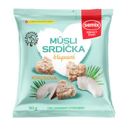 SEMIX Müsli srdíčka křupavá kokosová 50 g