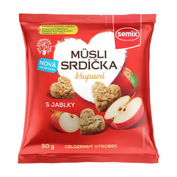 SEMIX Müsli srdíčka s jablky 50 g
