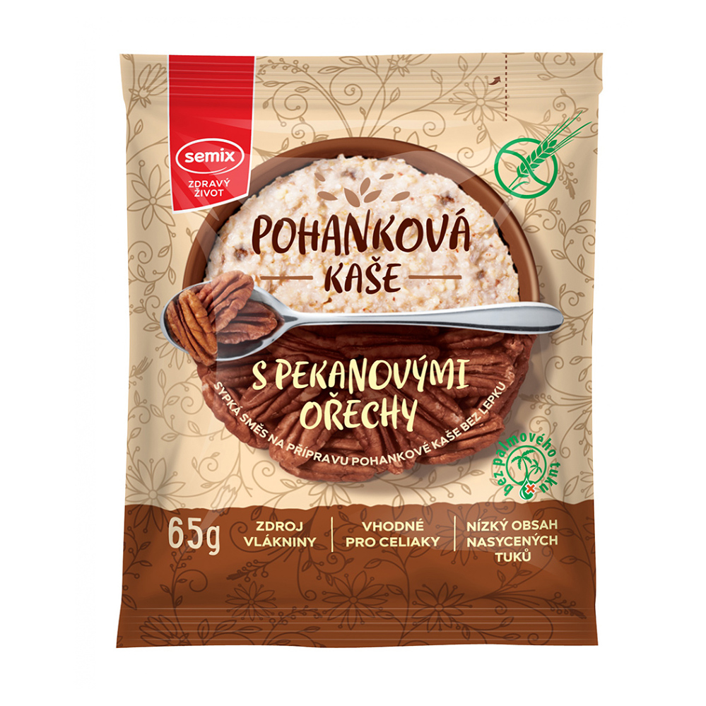 SEMIX Pohanková kaše s pekanovými ořechy bez lepku 65 g