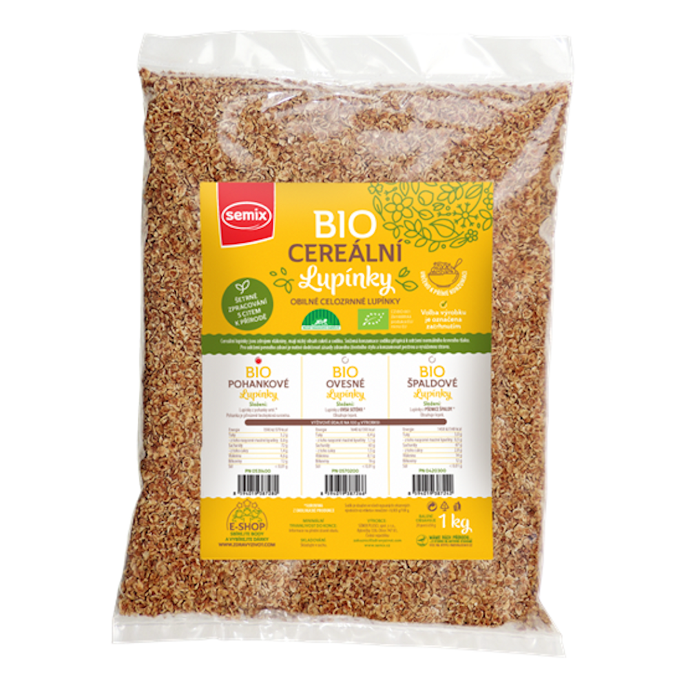 SEMIX Pohankové lupínky BIO 1000 g