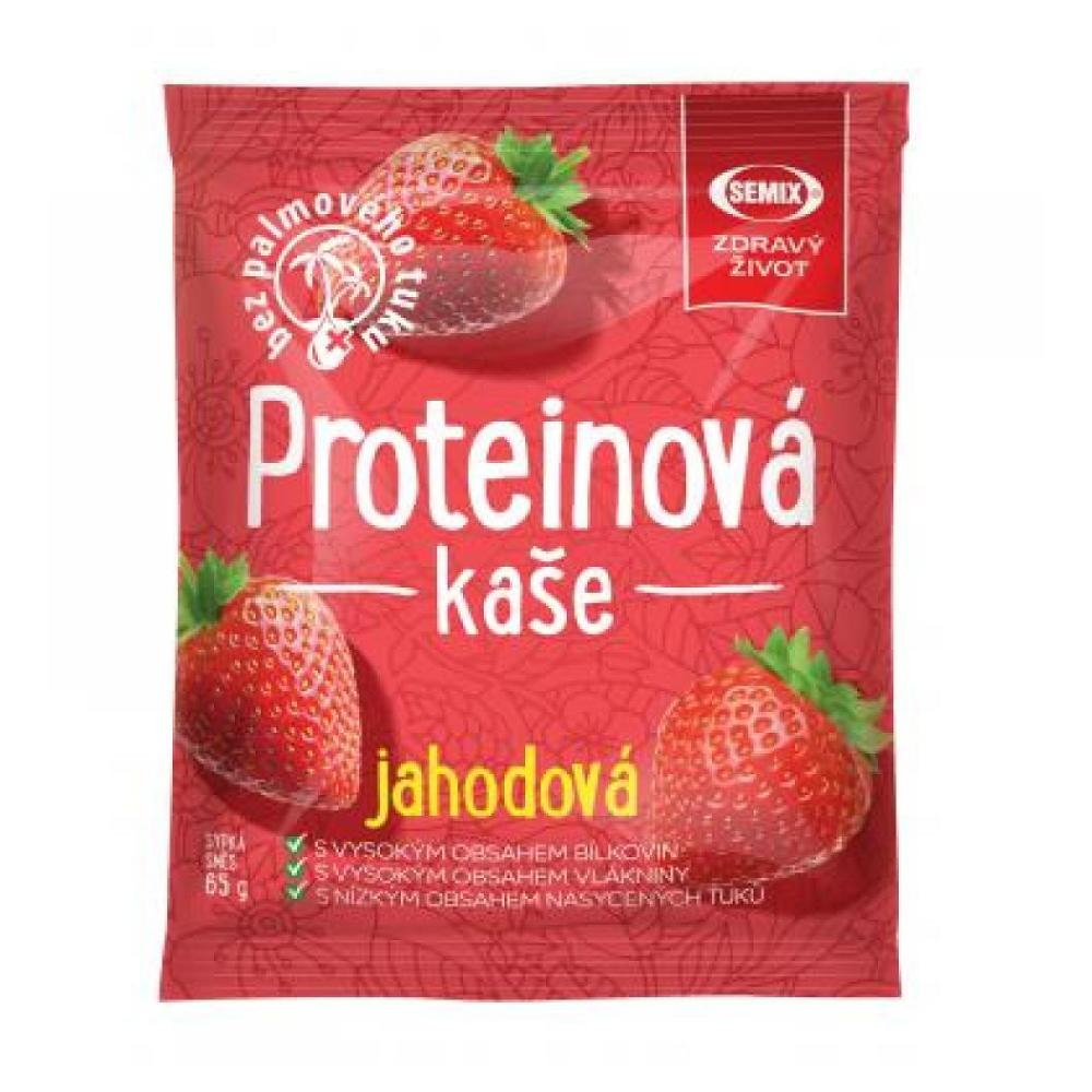 SEMIX Proteinová kaše jahodová 65 g