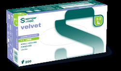 Sempermed Nitril Velvet Jednorázové rukavice vel. L 200 ks