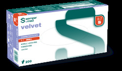 Sempermed Nitril Velvet Jednorázové rukavice vel. S 200 ks