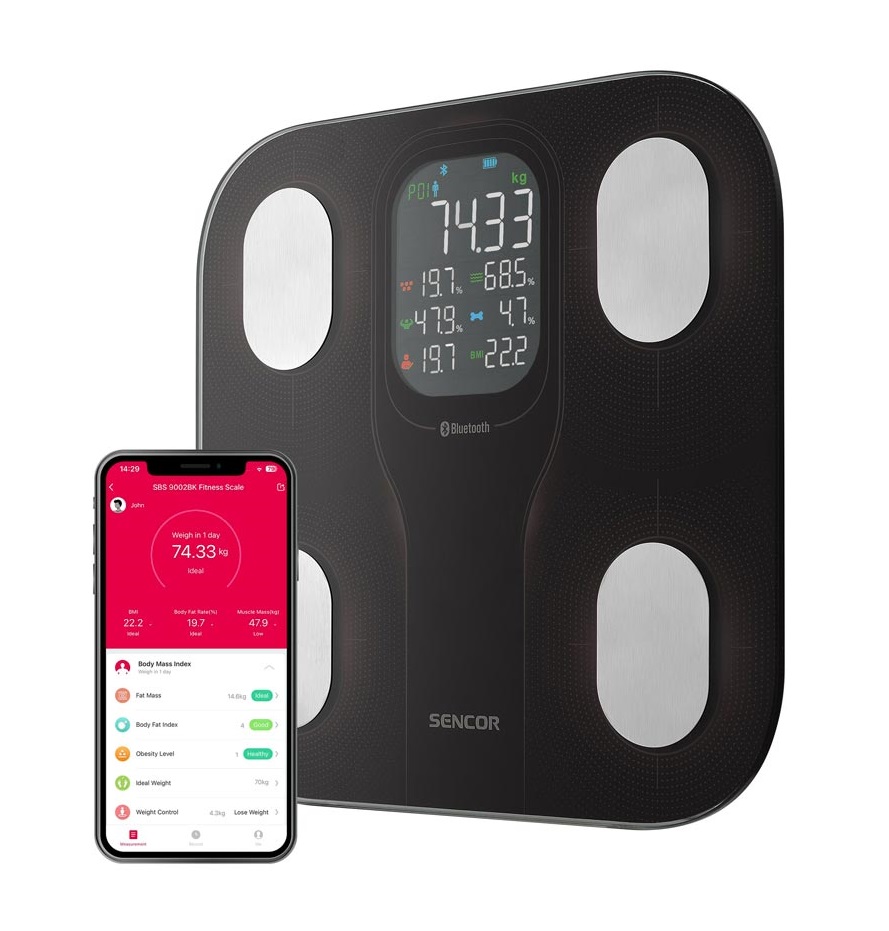 SENCOR SBS 9002BK osobní váha