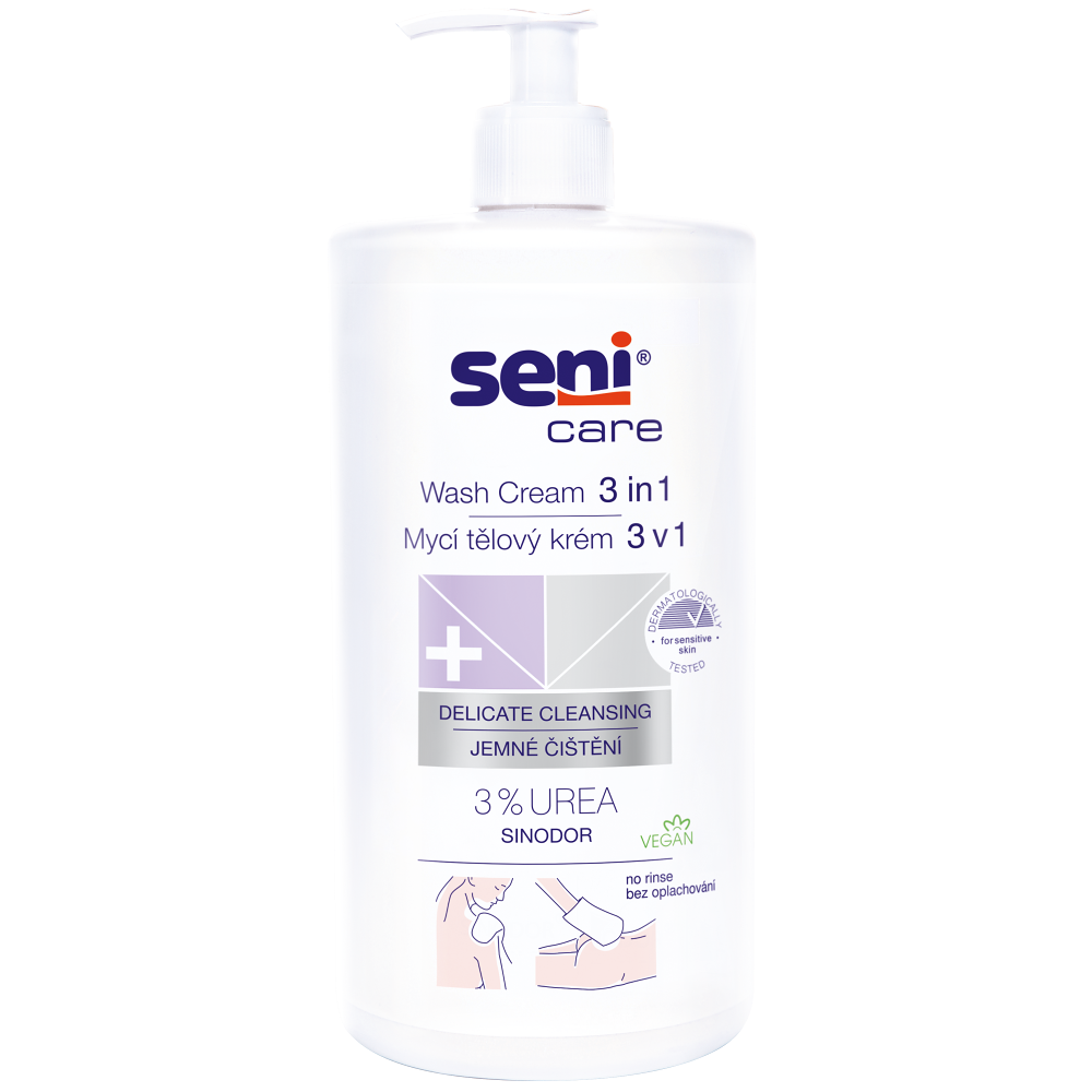 SENI Care Mycí tělový krém 3v1 1000 ml