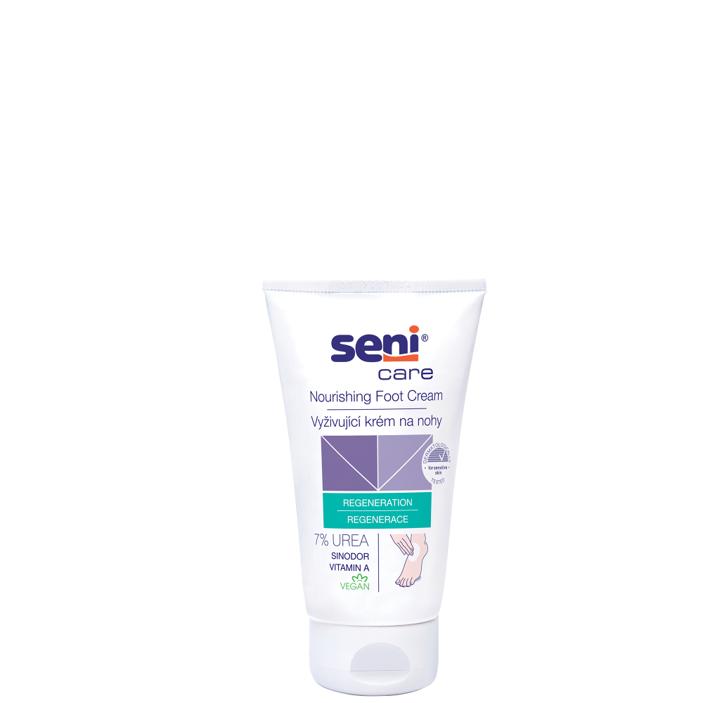 SENI Care Vyživující krém na nohy 7% urea 100 ml, Obsahuje složku: Urea