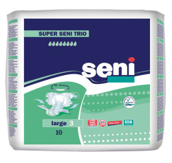 Seni Super Trio Large inkontinenční plenkové kalhotky 10 ks