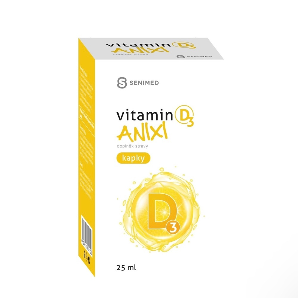 SENIMED Anixi vitamin D3 kapky 25ml