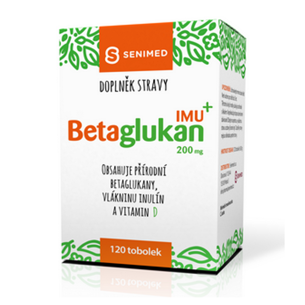 SENIMED Betaglukan IMU 200 mg 120 tobolek