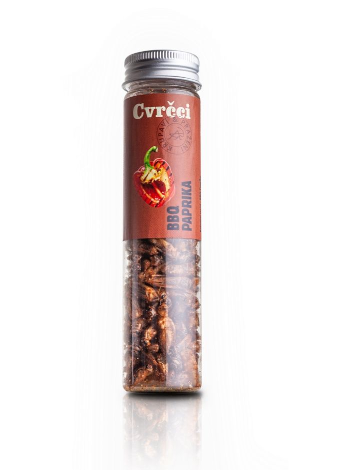 SENS Křupaví & pražení cvrčci BBQ Paprika 20 g