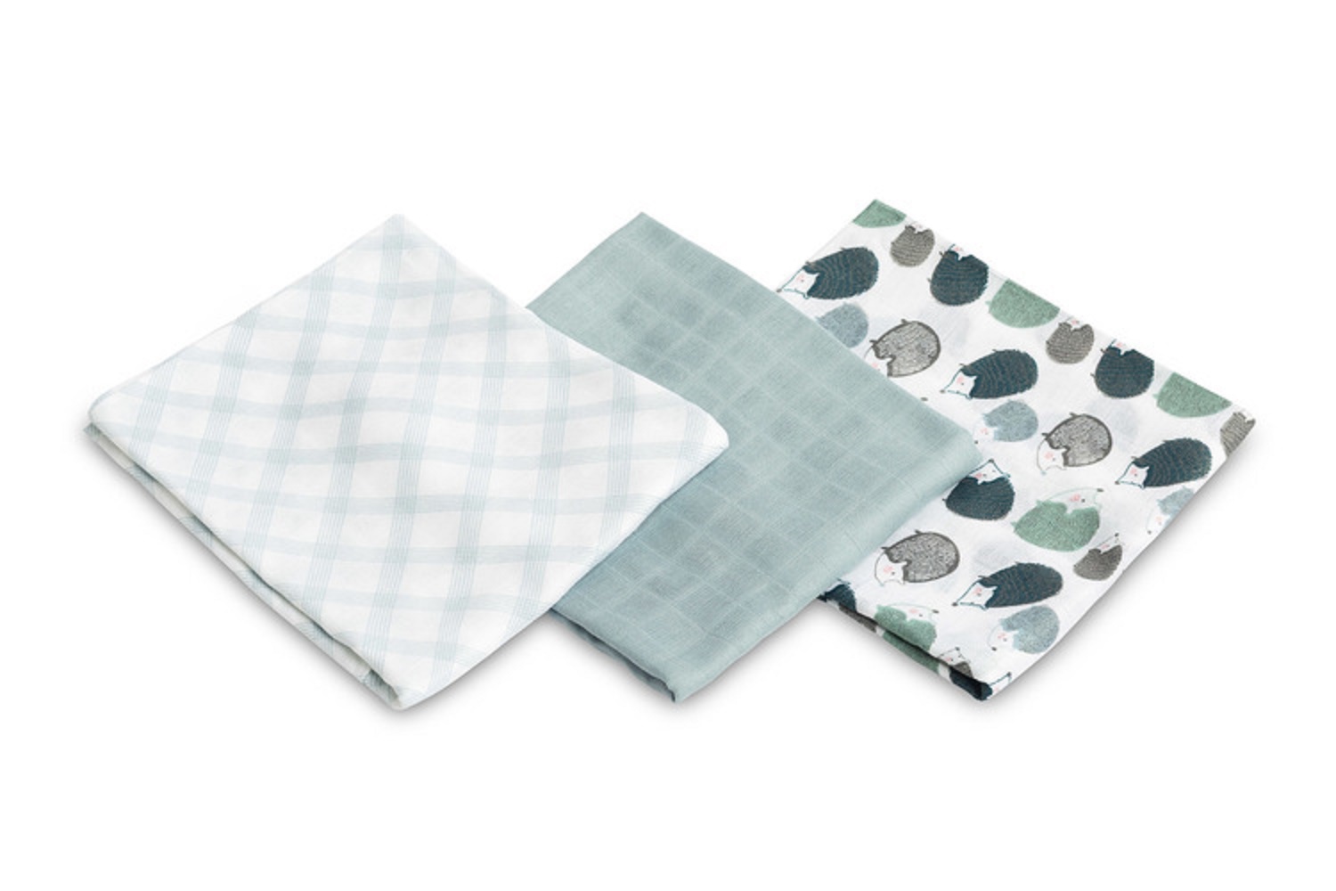 SENSILLO Bambusové plenky, 70x80 - 3ks v balení - Ježek