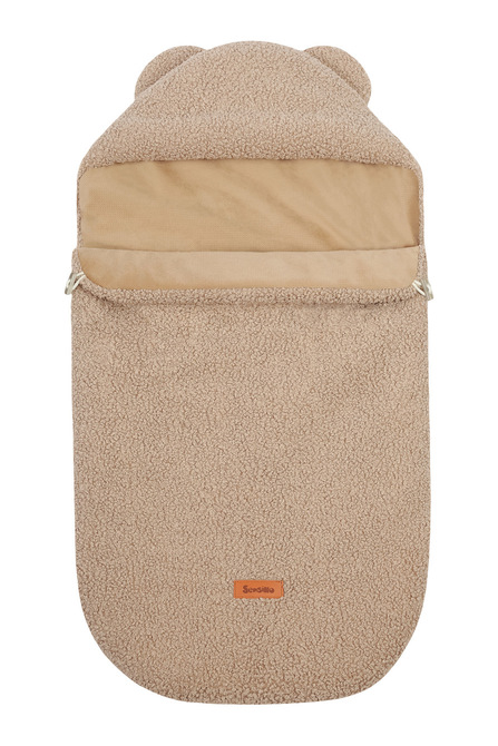 SENSILLO Fusak 3v1, beránkový - tm. béžový