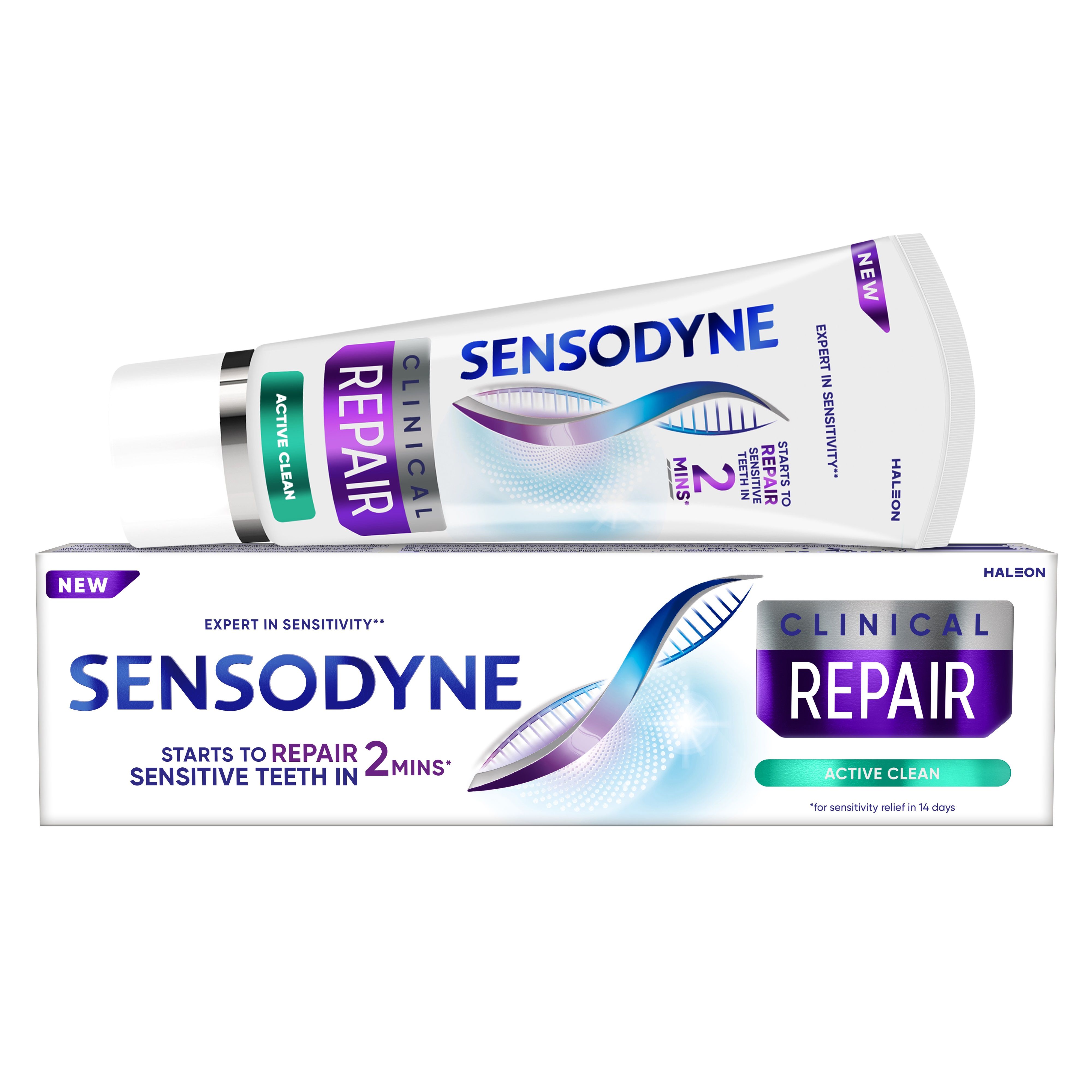 Sensodyne Clinical Repair Active Clean zubní pasta 75 ml