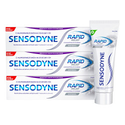 SENSODYNE Rapid Whitening Zubní pasta 3 x 75 ml