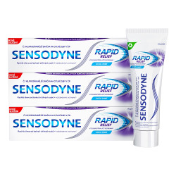 SENSODYNE Rapid Zubní pasta 3 x 75 ml