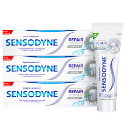Sensodyne Repair & Protect Whitening zubní pasta 3x75 ml