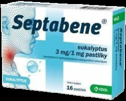 SEPTABENE® Pastilky Eukalyptus 3mg/1mg 16 ks