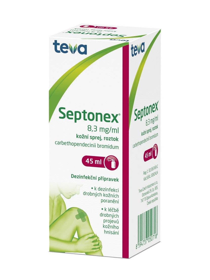 Septonex kožní sprej, roztok 45 ml