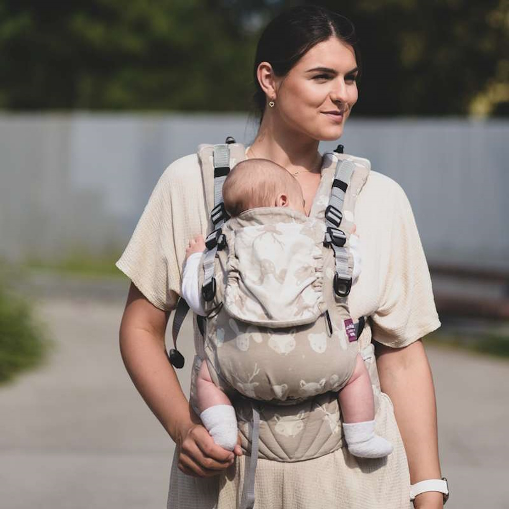 SESTRICE Dreamers natur carrier one dětské nosítko od 0m+ šedé