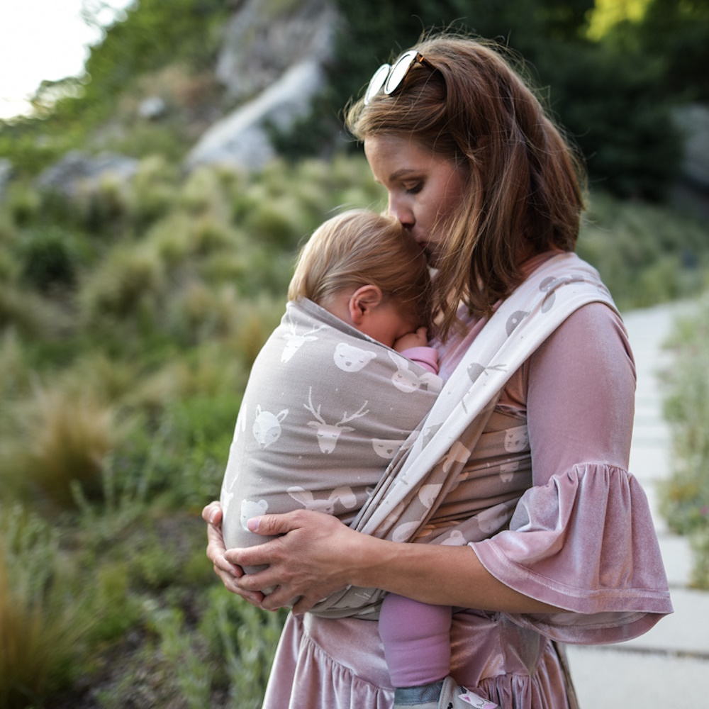 SESTRICE Dreamers natur šátek šedý 0m+ velikost 6