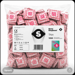 Sexy Elephant Thin – ultra tenké kondomy (1000 ks)
