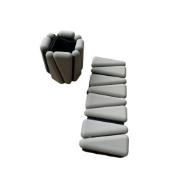 SharpShape Silikonové závaží 2X0,5 kg moonstone béžová