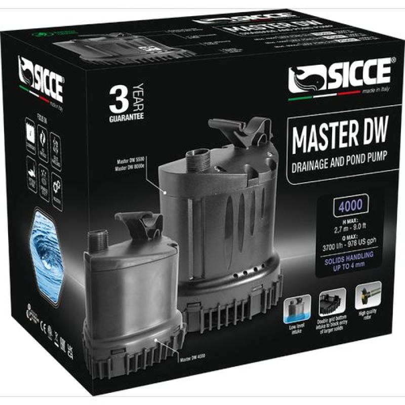 Sicce MASTER DW 4000 10m jezírkové kalové čerpadlo