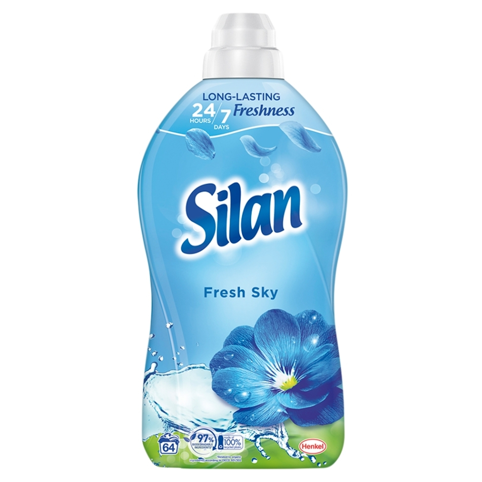 SILAN Fresh sky Aviváž 64 praní 1408 ml