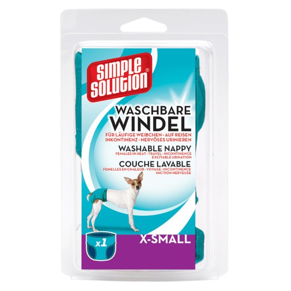 SIMPLE SOLUTION pratelná plenka pro feny, Velikost: XS