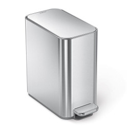 Simplehuman Slim Step Can pedálový odpadkový koš 5 l nerez ocel