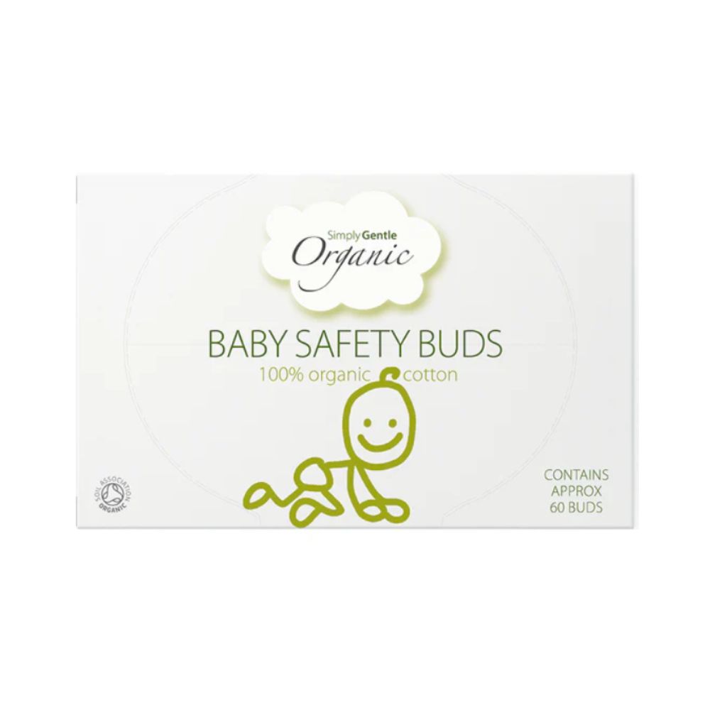 Simply Gentle Organické dětské vatové tyčinky 60 ks