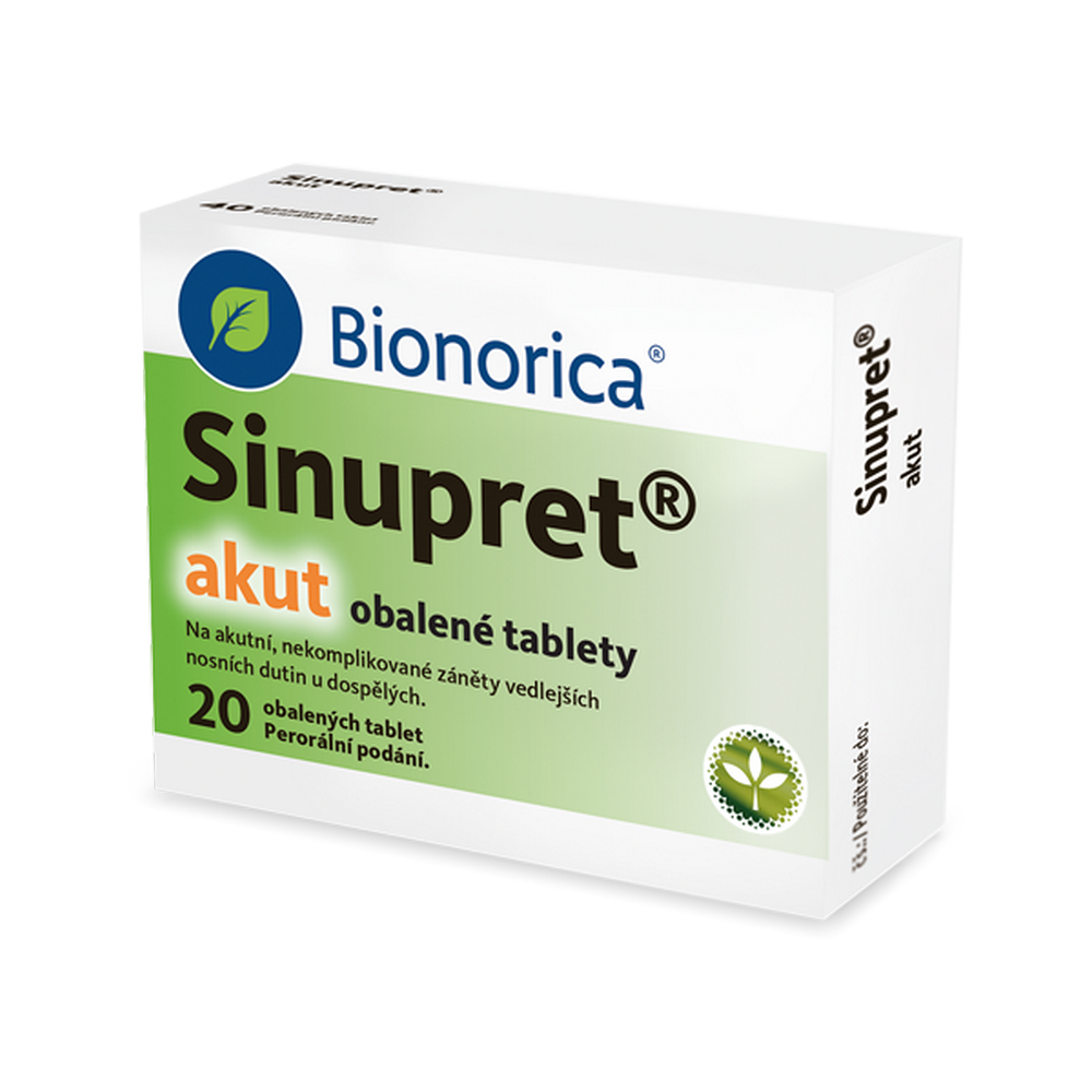 SINUPRET Akut 160 mg 20 tablet