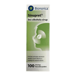 SINUPRET bez alkoholu sirup 100 ml