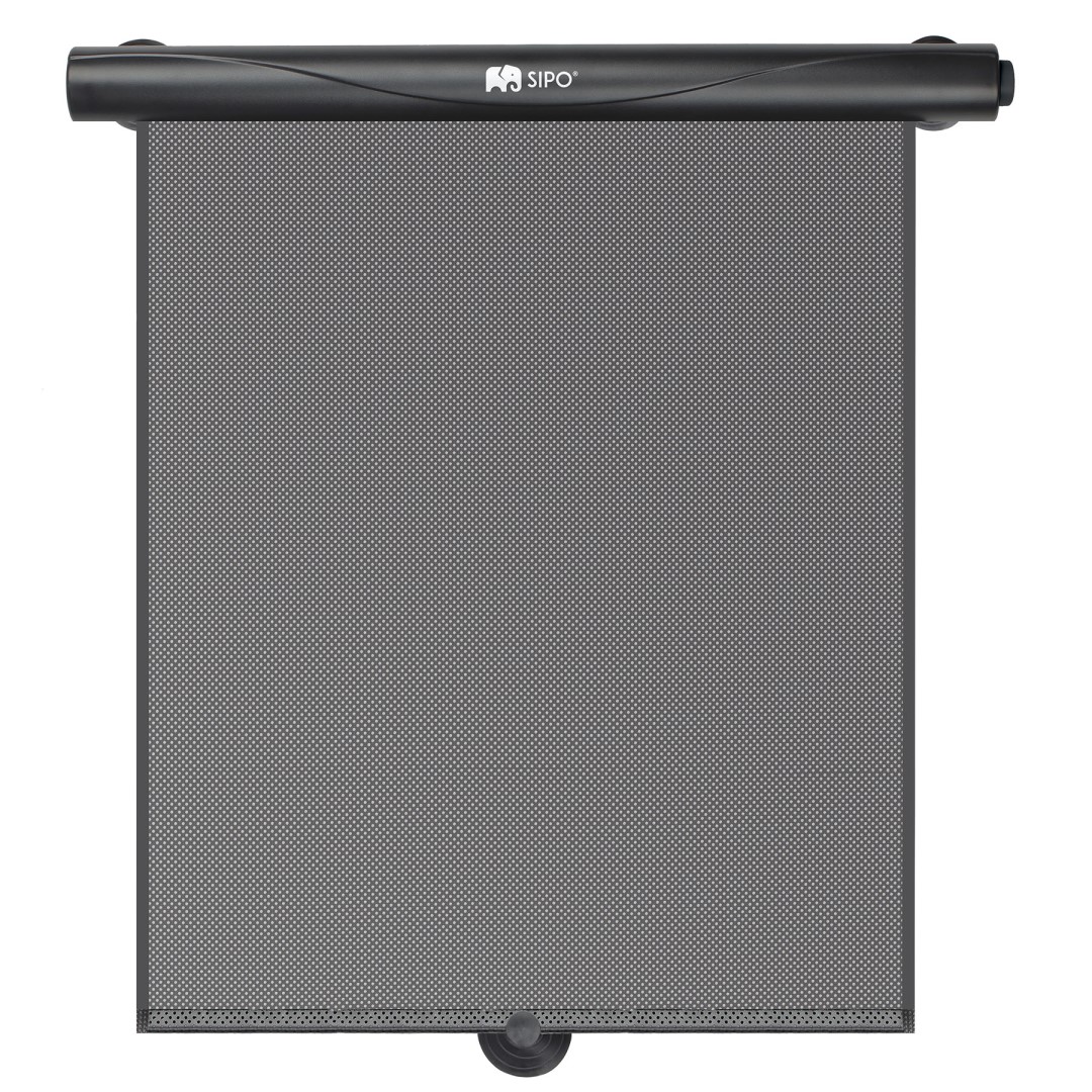 SIPO Sluneční clona roleta, 2ks, černá