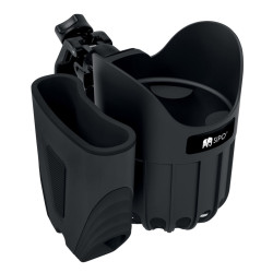 SIPO UNI Držák na nápoje & telefon, 2v1, černý