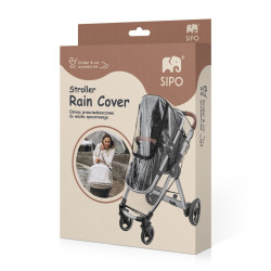 SIPO UNI Pláštěnka na kočárek 3v1 (ochrana před deštěm, sněhem a větrem)