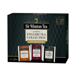 SIR WINSTON Kolekce černých čajů 3 x 10 sáčků