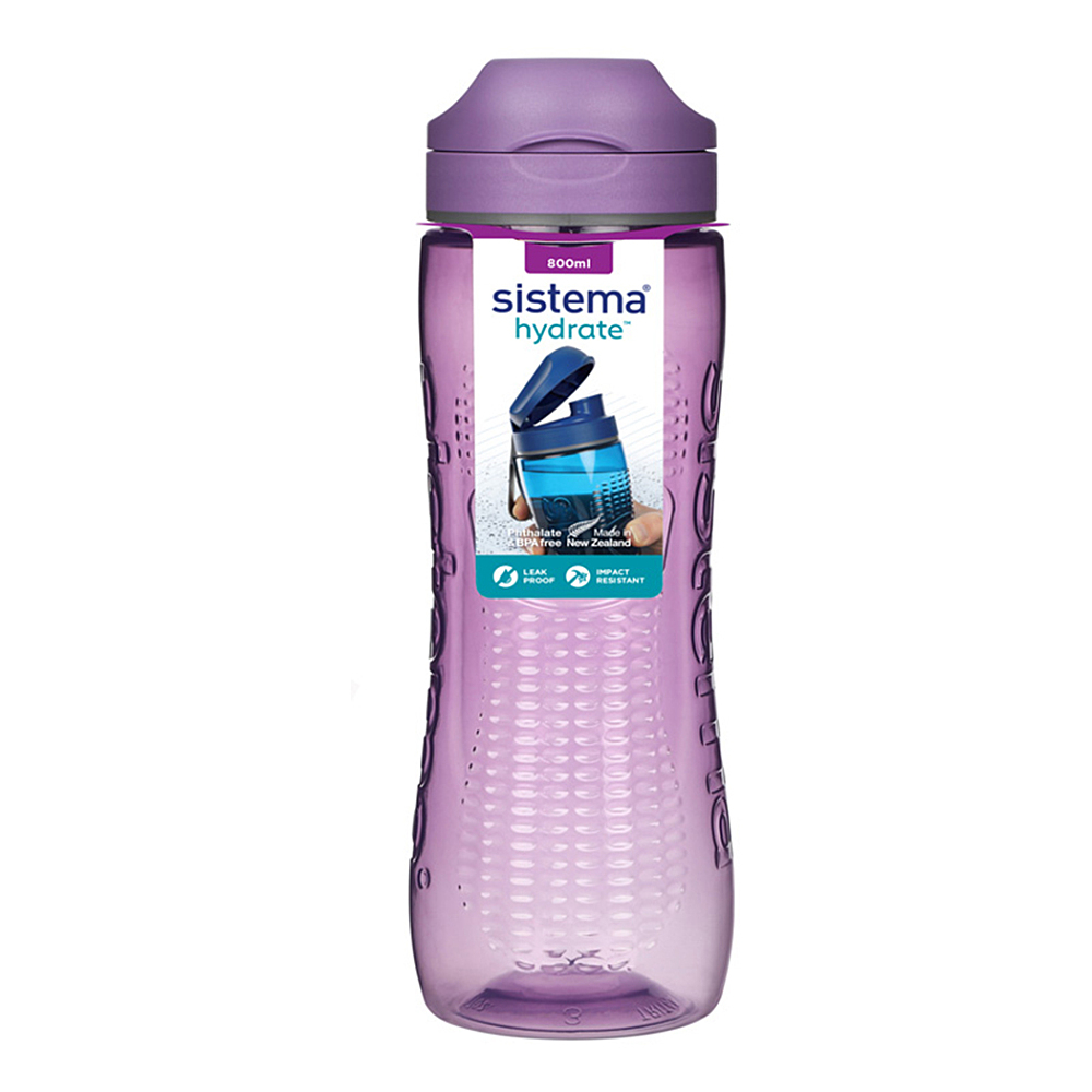 SISTEMA Hydrate Láhev Active Flip Top fialová 800 ml